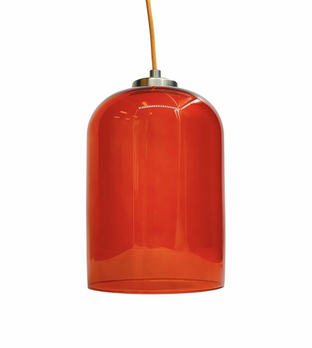 Подвесной светильник Capsule с оранжевым плафоном - купить Подвесные светильники по цене 7255.0