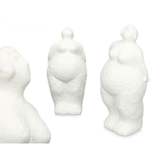 Декоративная фигура Белый Dolomite 14 x 34 x 12 cm (6 штук) Женщина постоянный - купить Фигуры и статуэтки по цене 10982.0
