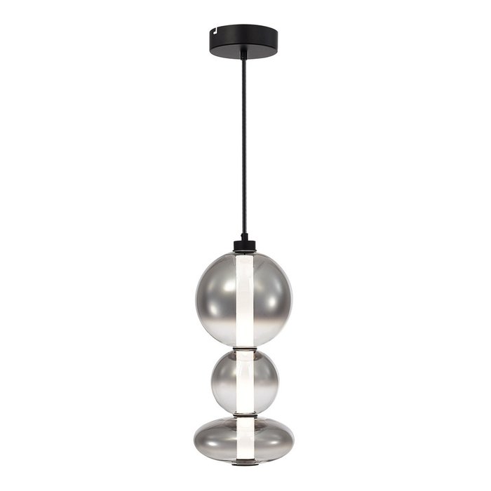 Светильник подвесной ST-Luce Черный/Дымчато-Серый LED 1*24W 3000K PERLINA - лучшие Подвесные светильники в INMYROOM