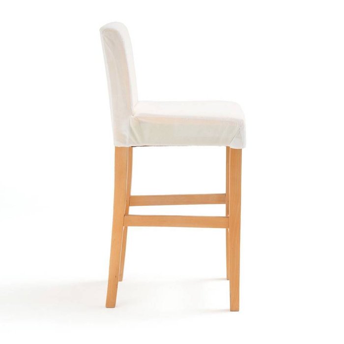 Стул полубарный с чехлом Domme бежевого цвета - лучшие Барные стулья в INMYROOM