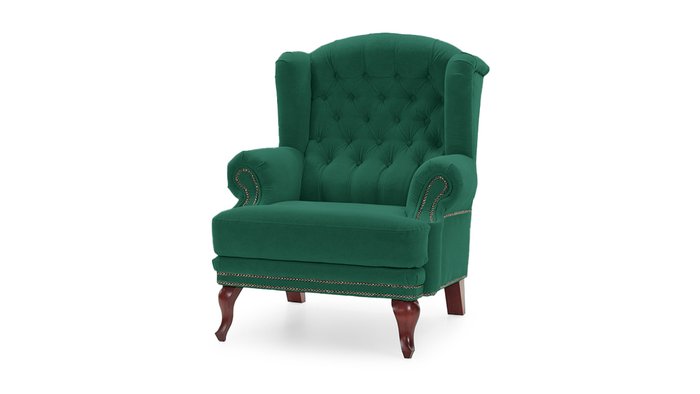 Кресло Стоколма 2 зеленого цвета