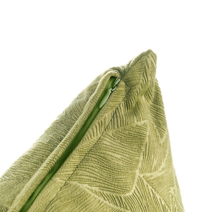 Декоративная подушка Narassvete 50х50 зеленого цвета - лучшие Декоративные подушки в INMYROOM