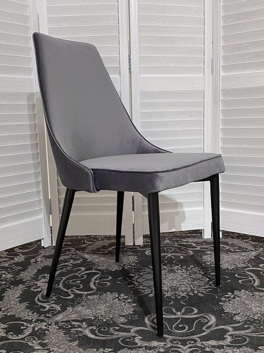 Стул Nepal-P серого цвета - лучшие Обеденные стулья в INMYROOM