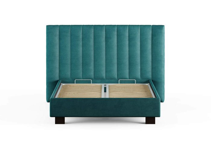Кровать Barbara 160х200 серого цвета без подъемного цвета - купить Кровати для спальни по цене 69000.0