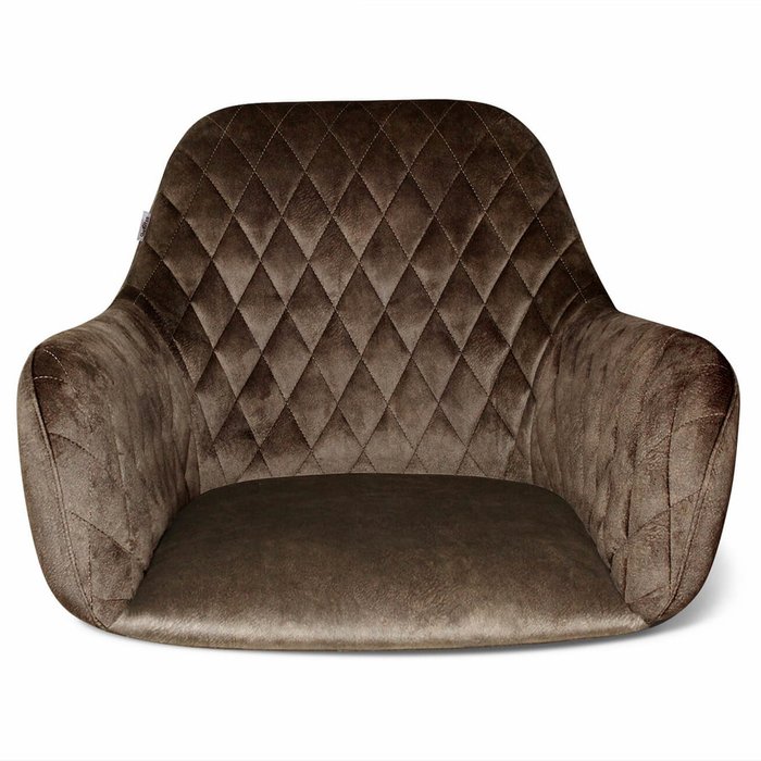 Обеденный стул-кресло Tejat коричневого цвета - лучшие Обеденные стулья в INMYROOM