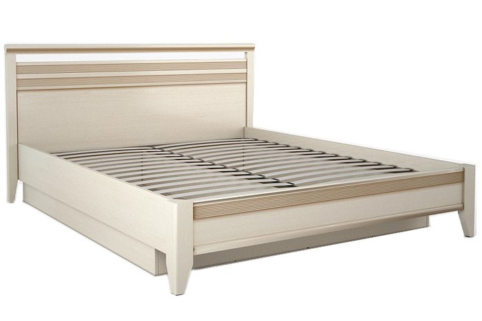 Кровать с подъемным механизмом Адажио 160х200 бежевого цвета - купить Кровати для спальни по цене 69290.0