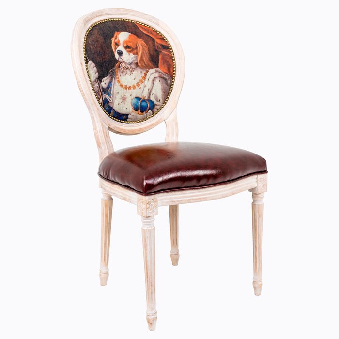Стул Музейный экспонат версия 27 с сидением из экокожи - купить Обеденные стулья по цене 29000.0