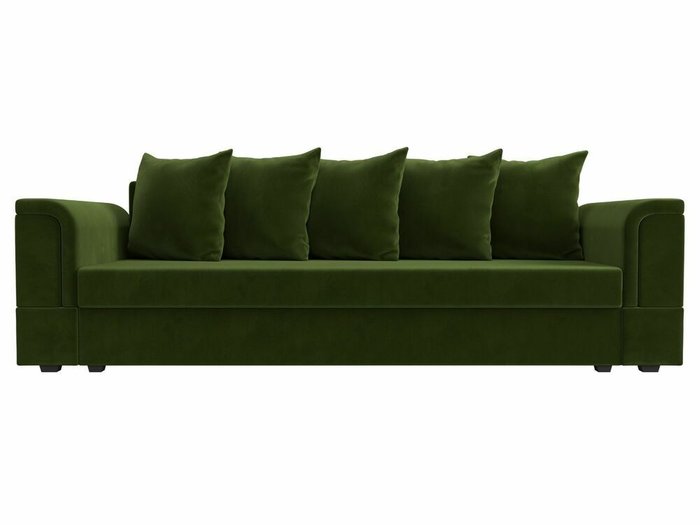 Диван-кровать Лига 005 зеленого цвета  - купить Прямые диваны по цене 28999.0
