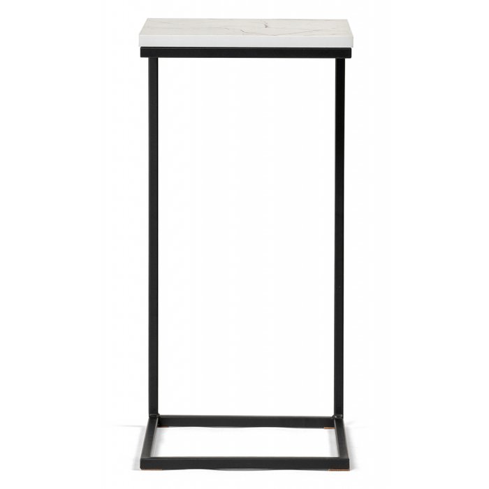 Кофейный стол Геркулес бело-черного цвета - лучшие Кофейные столики в INMYROOM