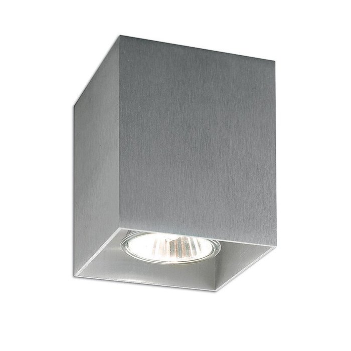 Потолочный светильник Delta Light "BOXY" из алюминия стального цвета