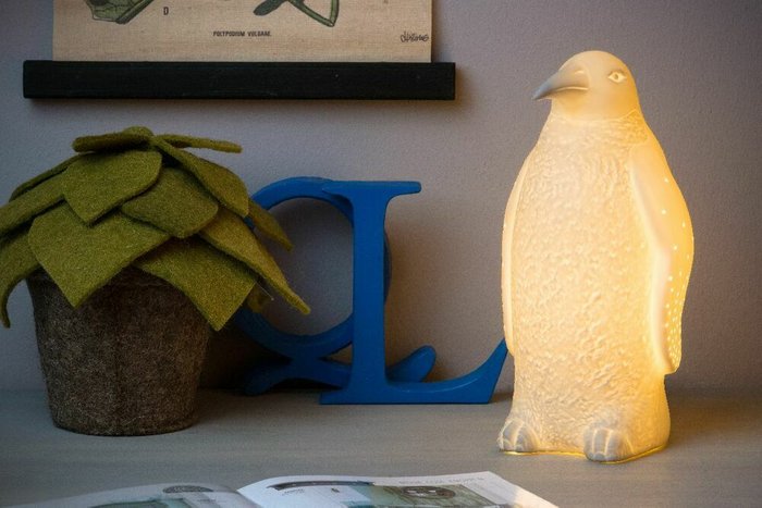 Настольная лампа Pinguin 13532/01/31 (керамика, цвет белый) - лучшие Настольные лампы в INMYROOM