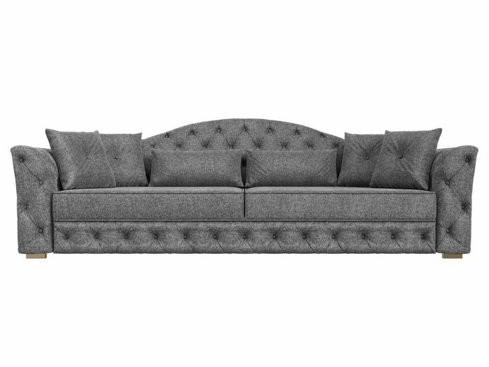 Прямой диван-кровать Артис серого цвета - купить Прямые диваны по цене 70999.0