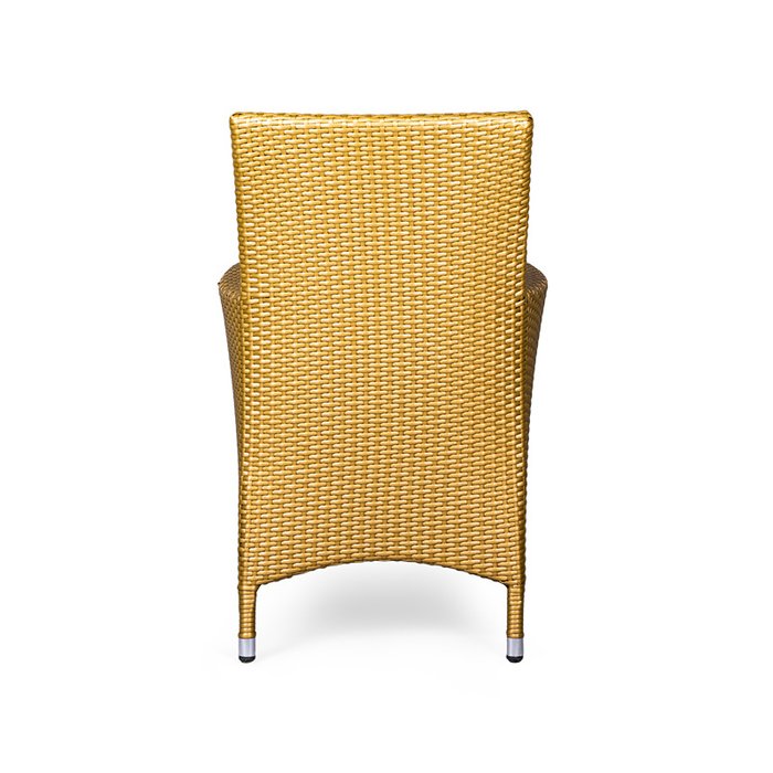 Кресло Rattan желтого цвета - лучшие Садовые кресла в INMYROOM