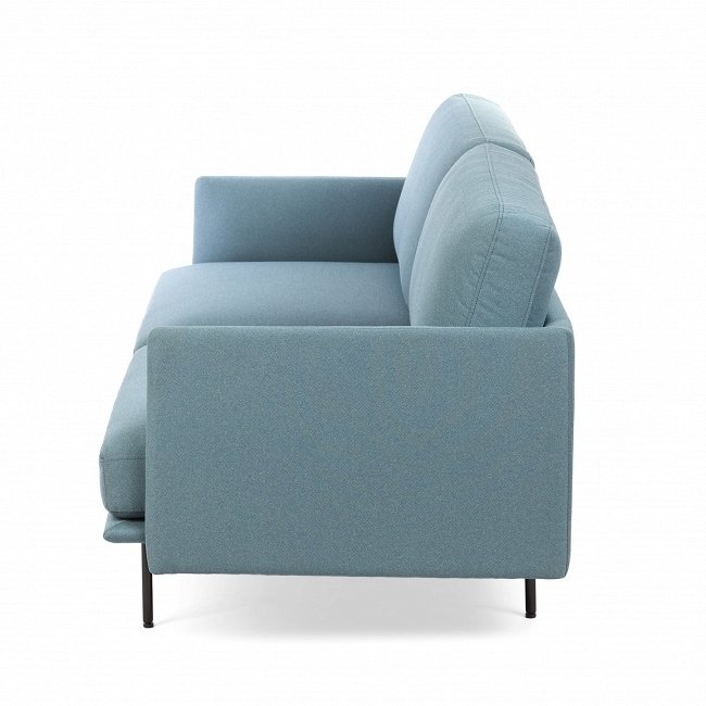 Диван Bebe синего цвета - купить Прямые диваны по цене 57165.0