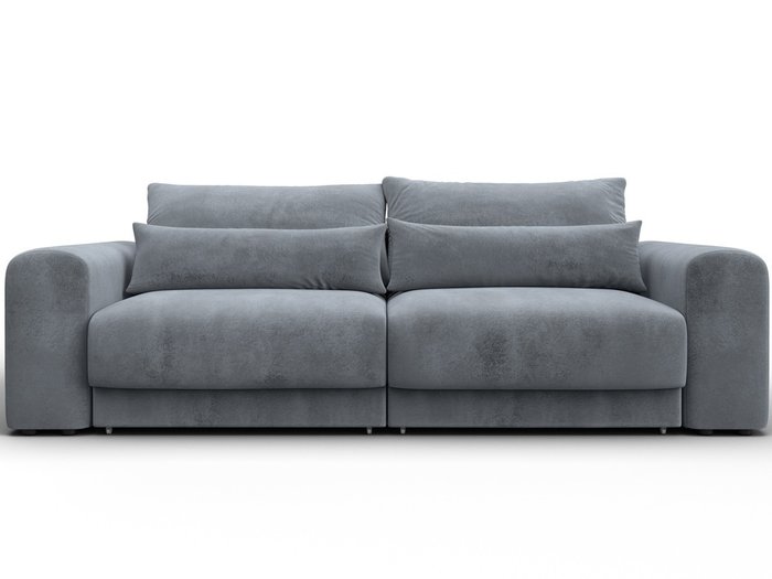 Диван-кровать Лига-056 серого цвета - купить Прямые диваны по цене 86990 Диван-кровать Лига-056 серого цвета - купить Прямые диваны по цене 86990