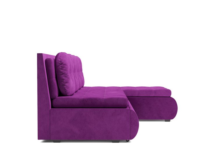 Угловой диван-кровать Кормак фиолетового цвета - лучшие Угловые диваны в INMYROOM