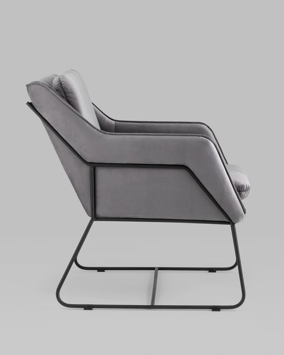 Кресло Роланд серого цвета - лучшие Интерьерные кресла в INMYROOM