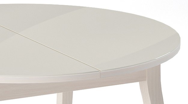 Стол обеденный раздвижной светло-бежевого цвета - лучшие Обеденные столы в INMYROOM