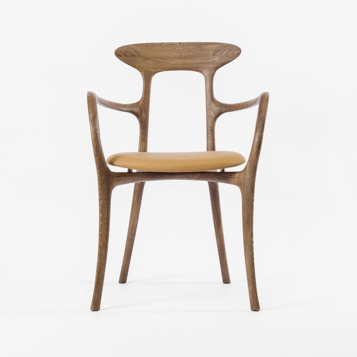 Стул Брунелло светло-коричневого цвета - купить Обеденные стулья по цене 37990.0