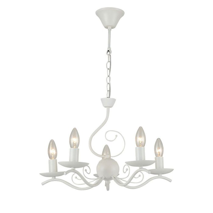 Подвесная люстра Cantata 2103/5S White (металл, цвет белый)
