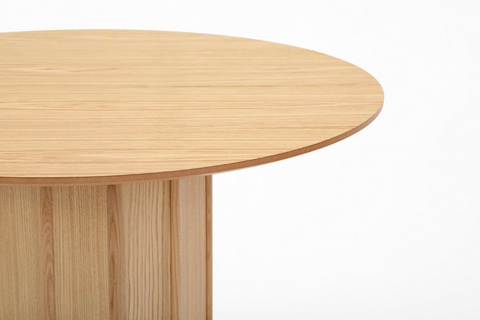 Раздвижной обеденный стол Олаф-М бежевого цвета - лучшие Обеденные столы в INMYROOM