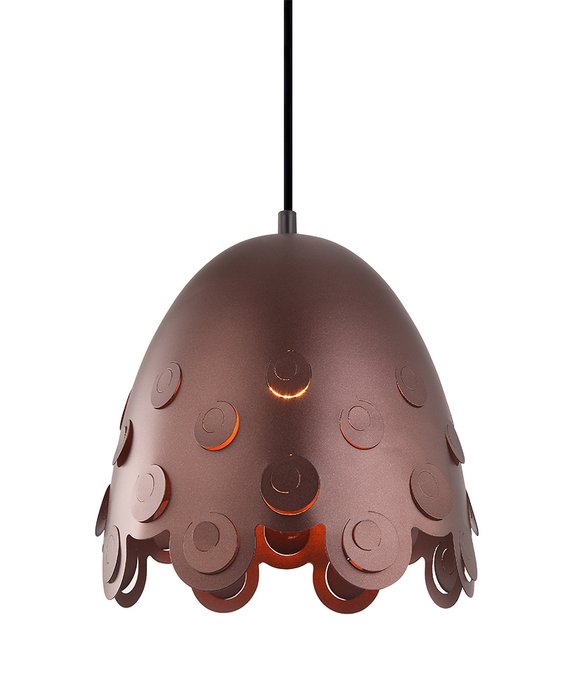 Подвесной светильник Лайк шоколадного цвета - купить Подвесные светильники по цене 3880.0