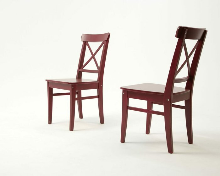 Стул Ингольф бордового цвета - лучшие Обеденные стулья в INMYROOM