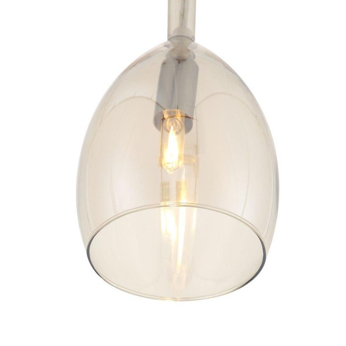 Подвесной светильник Brichere с янтарным плафоном - лучшие Подвесные светильники в INMYROOM