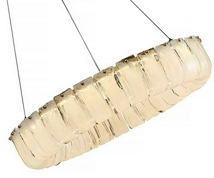 Люстра Гэлли латунь d80 h150 Led 64W (3000K) - купить Подвесные люстры по цене 38900