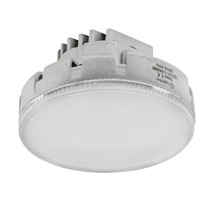 Лампа LED 220V TABL GX53 12W=120W 960LM 180G FR 3000K 20000H формы диска - купить Лампочки по цене 196.0
