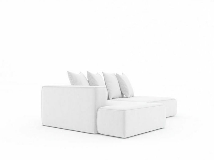 Угловой диван-кровать Норман 240 светло-серого цвета - лучшие Угловые диваны в INMYROOM