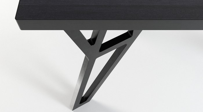 Стол стандартный черный "Black Edition" Dragonfly - лучшие Офисные столы (не использовать) в INMYROOM