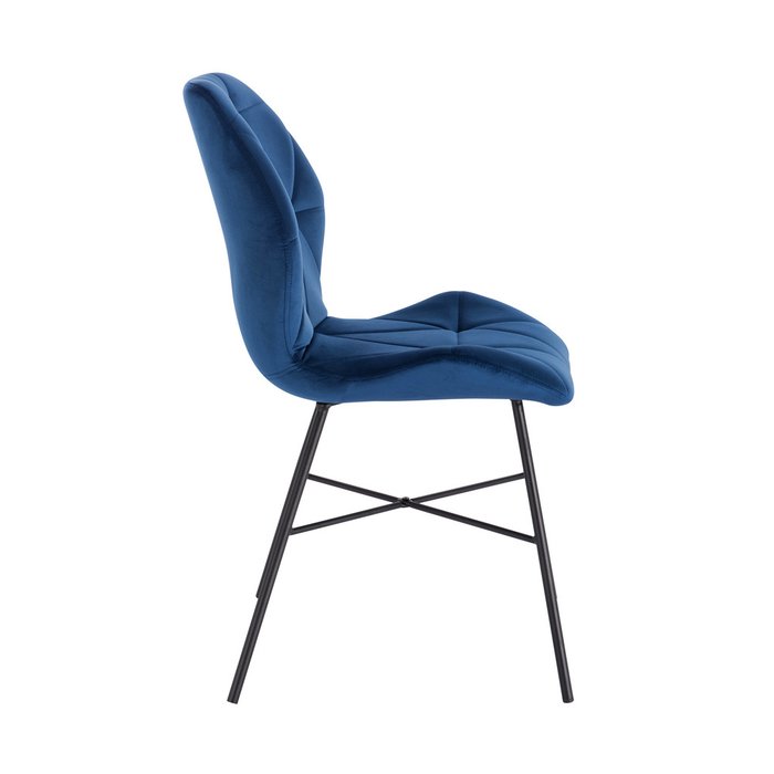 Стул Pico синего цвета - лучшие Обеденные стулья в INMYROOM
