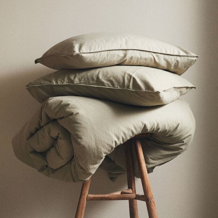 Постельное белье из смесового льна для двуспальной кровати/кровати размера «king-size»