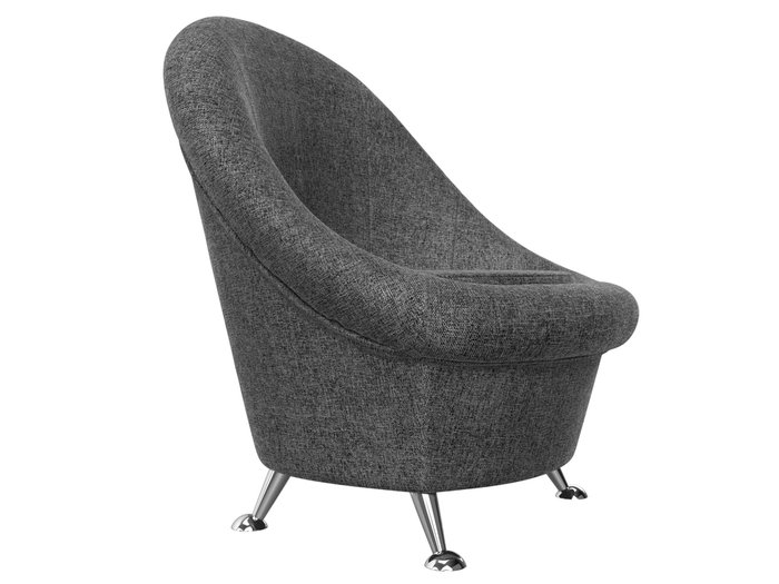 Кресло Амелия серого цвета - лучшие Интерьерные кресла в INMYROOM
