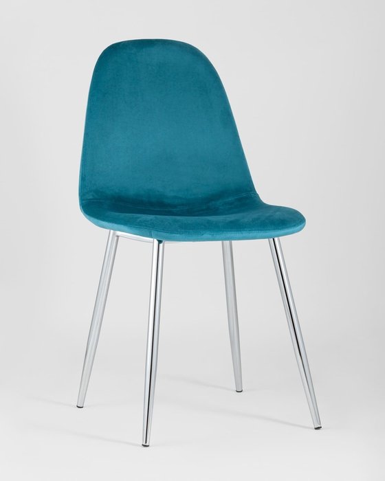 Стул Валенсия велюр темно-бирюзового цвета - купить Обеденные стулья по цене 5490.0