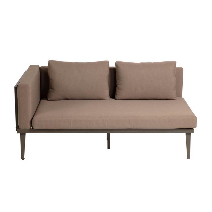 Двухместный диван Pascale коричневого цвета - купить Садовые диваны по цене 85990.0