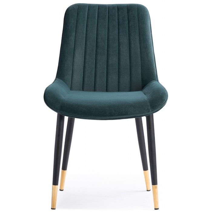 Стул Seda черно-зеленого цвета - купить Обеденные стулья по цене 7370.0