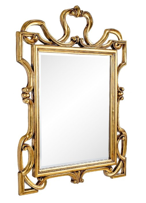  Зеркало в резной раме King Gold - купить Настенные зеркала по цене 38500.0