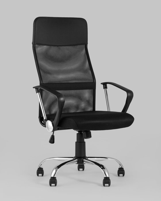 Кресло офисное Top Chairs Benefit черного цвета - купить Офисные кресла по цене 9990.0