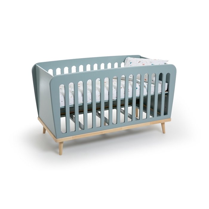 Кровать детская раздвижная 3 в 1 Jimi 70х140 синего цвета - купить Колыбели по цене 38492.0