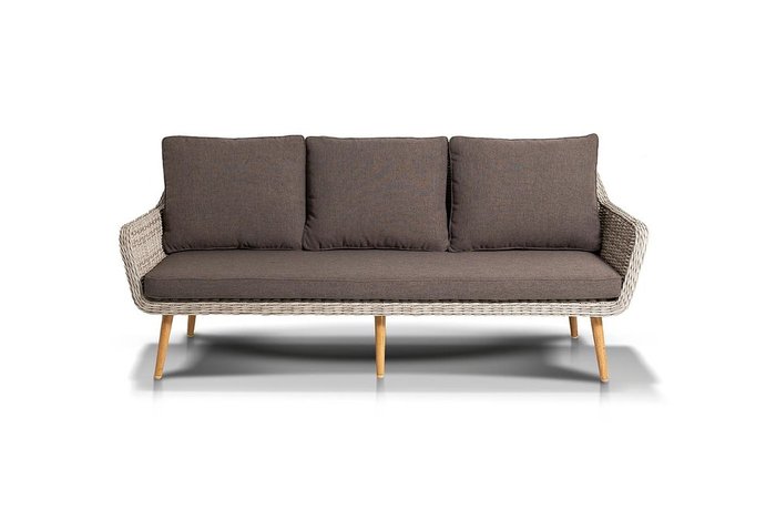 Садовый диван Прованс коричневого цвета - купить Садовые диваны по цене 68200.0