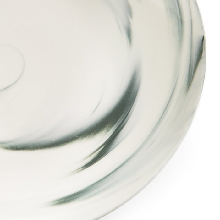Набор из четырех тарелок Shibori бело-серого цвета - лучшие Тарелки в INMYROOM