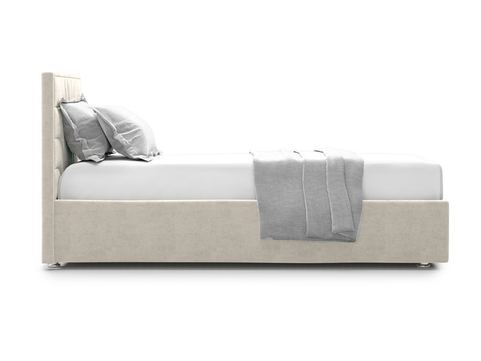 Кровать Premium Milana 90х200 бежевого цвета с подъемным механизмом - лучшие Кровати для спальни в INMYROOM