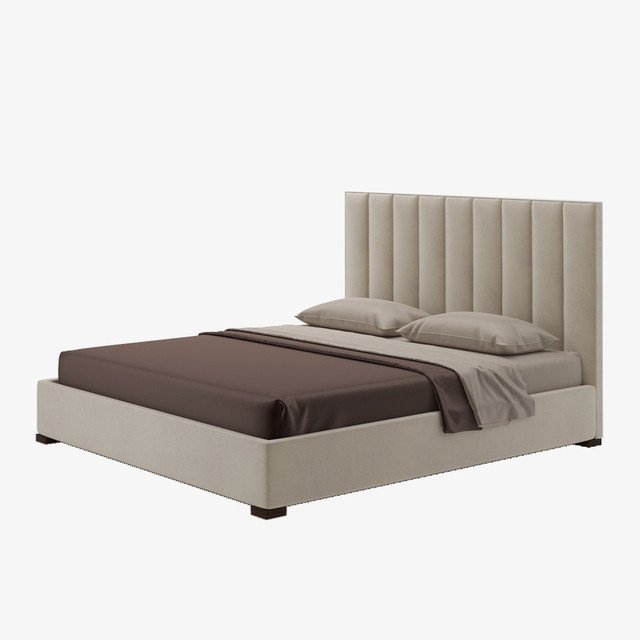 Кровать Modena Vertical 160х200 бежевого цвета - лучшие Кровати для спальни в INMYROOM