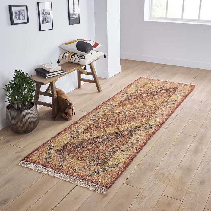 Ковер Serena 80x200 коричневого цвета - купить Ковры по цене 12653.0 Ковер Serena 80x200 коричневого цвета - купить Ковры по цене 12653.0