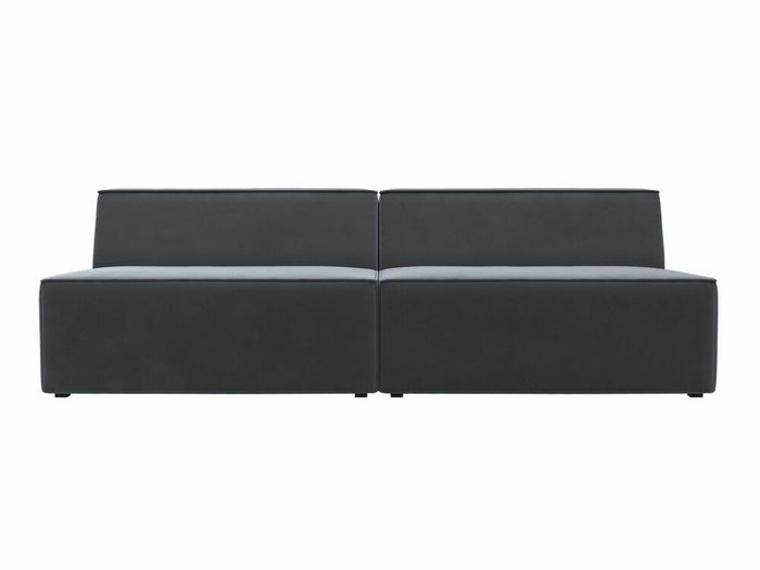 Прямой модульный диван Монс серого цвета - купить Прямые диваны по цене 45999.0