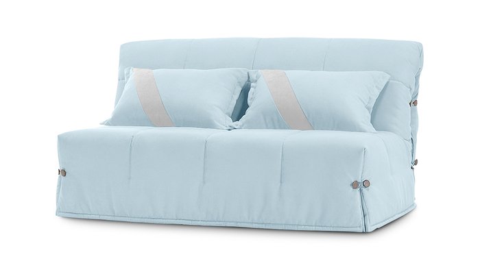 Диван-кровать Корона L голубого цвета 