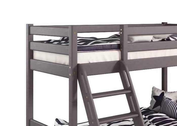 Кровать двухъярусная Соня фиолетового цвета - купить Двухъярусные кроватки по цене 32640.0