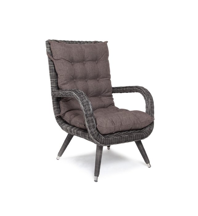 Кресло Толедо графитового цвета - купить Садовые кресла по цене 53000.0